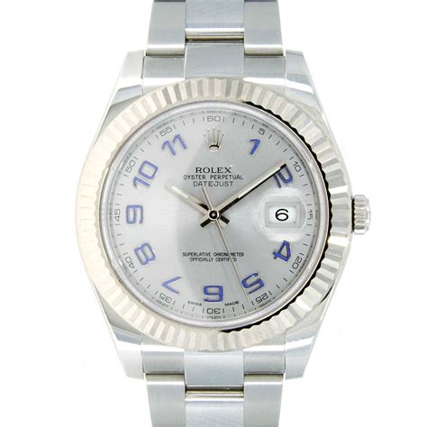 rolex datejust 41 rhodium arabic